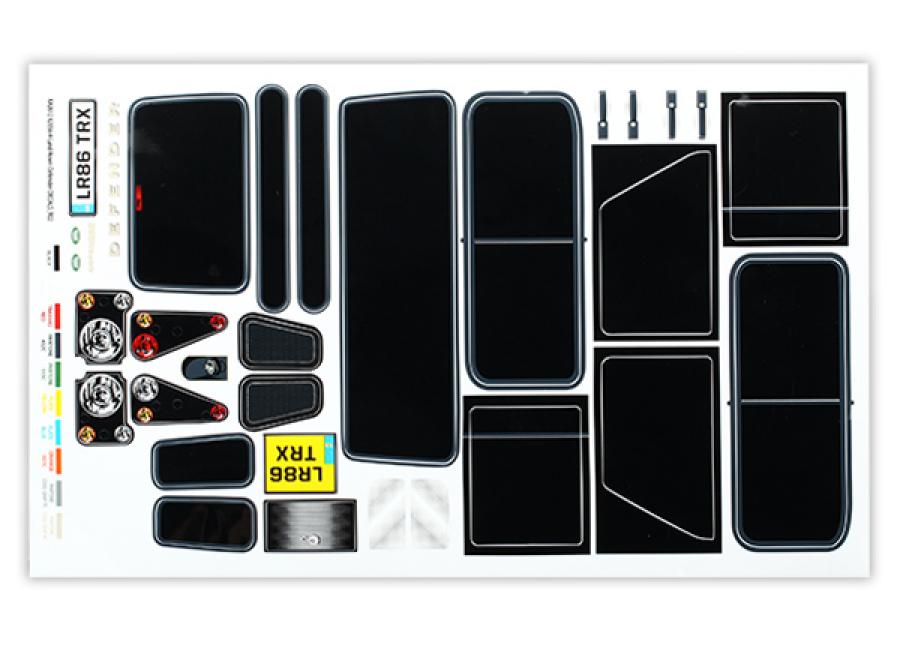 Traxxas Decal Sheet Land Rover Defender TRX8012