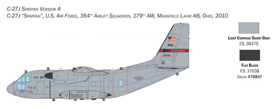 Italeri 1/72 C-27J SPARTAN / G.222