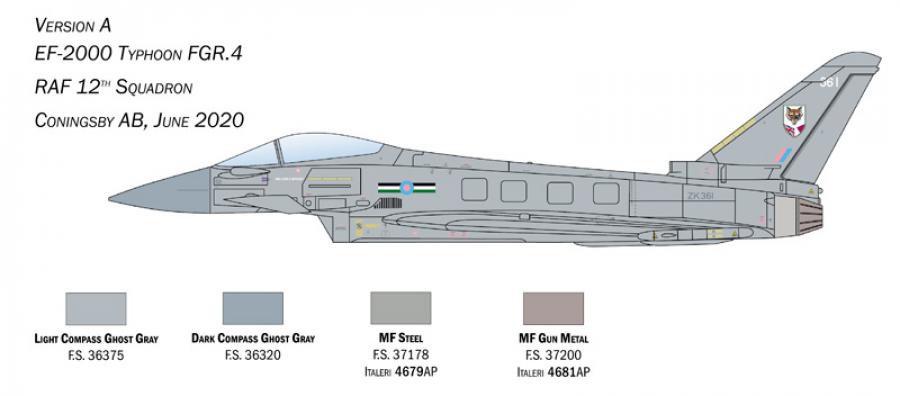 Italeri 1/72 EUROFIGHTER TYPHOON EF-2000