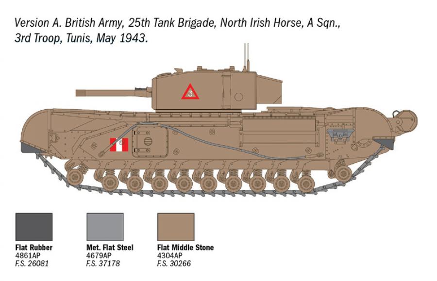 Italeri 1/72 CHURCHILL MK. III