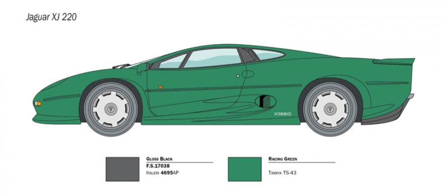 Italeri 1:24 JAGUAR XJ 220