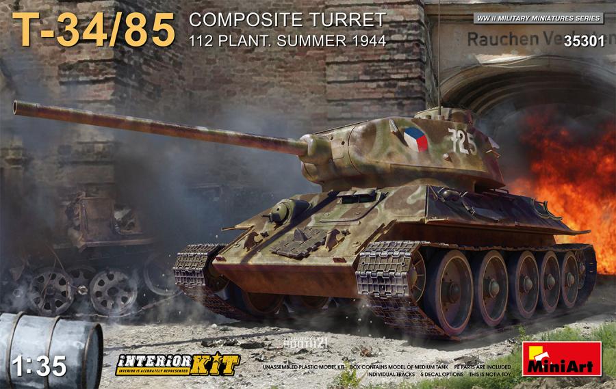 1:35 T-34/85 Composite Turret, 1944