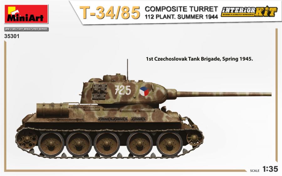 1:35 T-34/85 Composite Turret, 1944