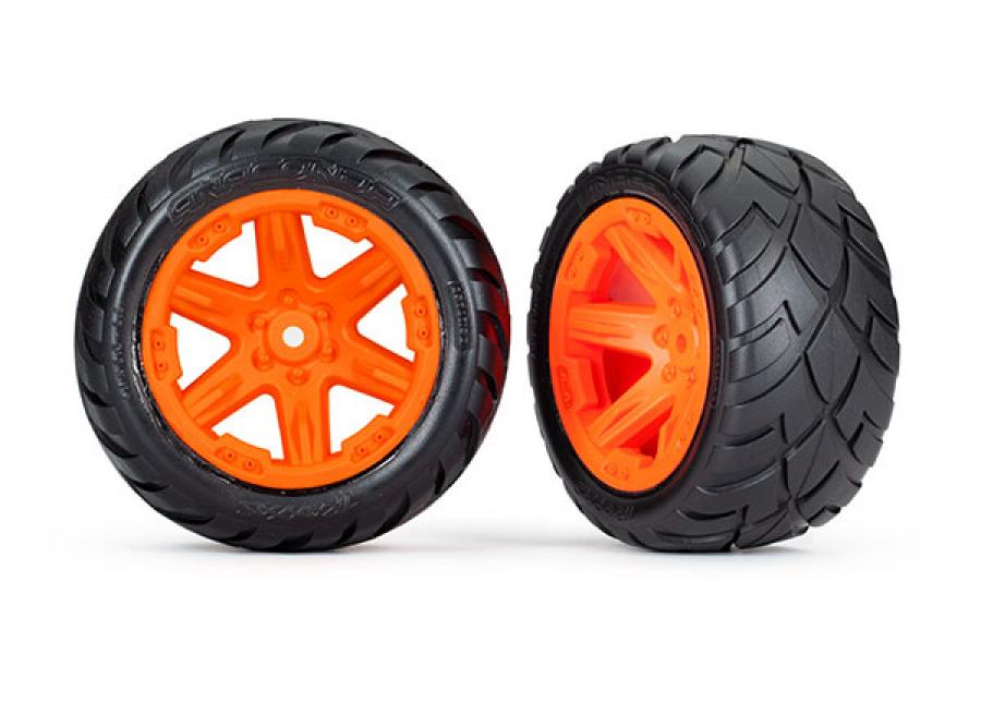 Traxxas Tires & Wheels Anaconda/RXT Orange 2,8" 2WD Rear (TSM-Rated) (2) TRX6768A