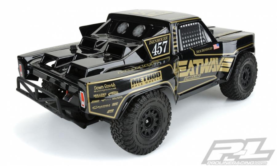 Pre-Cut 1967 FordÂ® F-100 Race Truck HeatwaveÂ® Edition Tough-Color (Black) Body for SlashÂ® 2wd & SlashÂ® 4x4