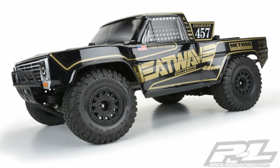 Pre-Cut 1967 FordÂ® F-100 Race Truck HeatwaveÂ® Edition Tough-Color (Black) Body for SlashÂ® 2wd & SlashÂ® 4x4