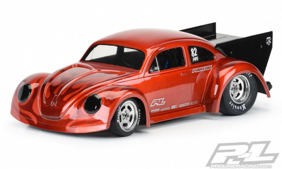 VolkswagenÂ® Drag Bug Clear Body for SlashÂ® 2wd Drag car