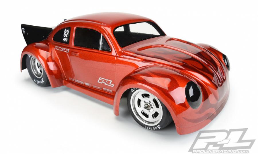 VolkswagenÂ® Drag Bug Clear Body for SlashÂ® 2wd Drag car