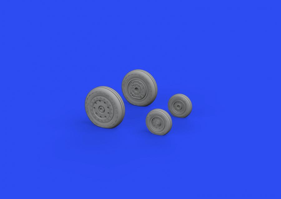 1:48 F-4B wheels for TAMIYA