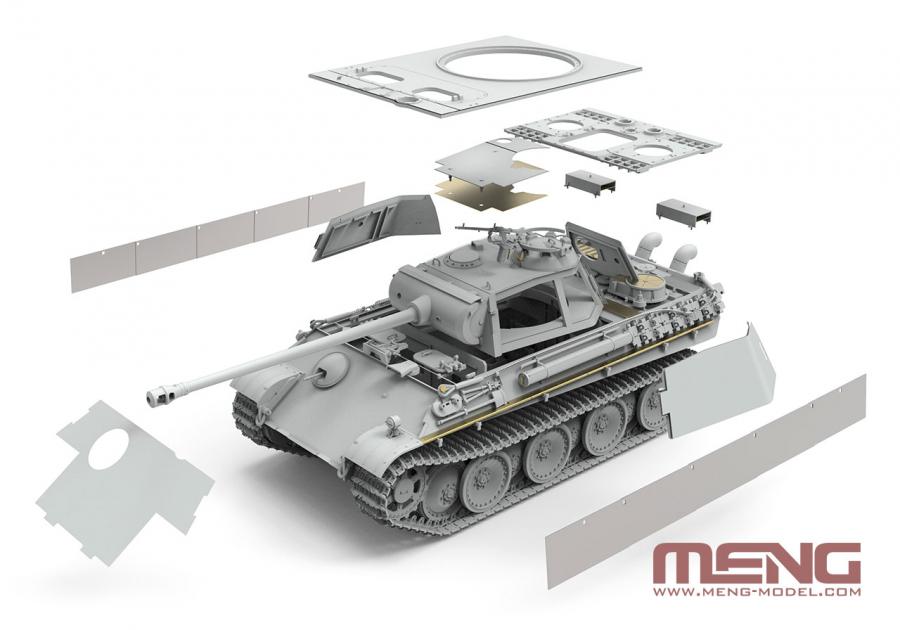 1:35 Panther Ausf.G Early/Ausf.G with extra armor