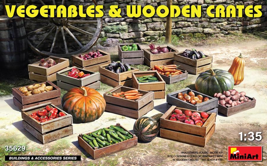 1:35 Vegetables & Wooden Crates