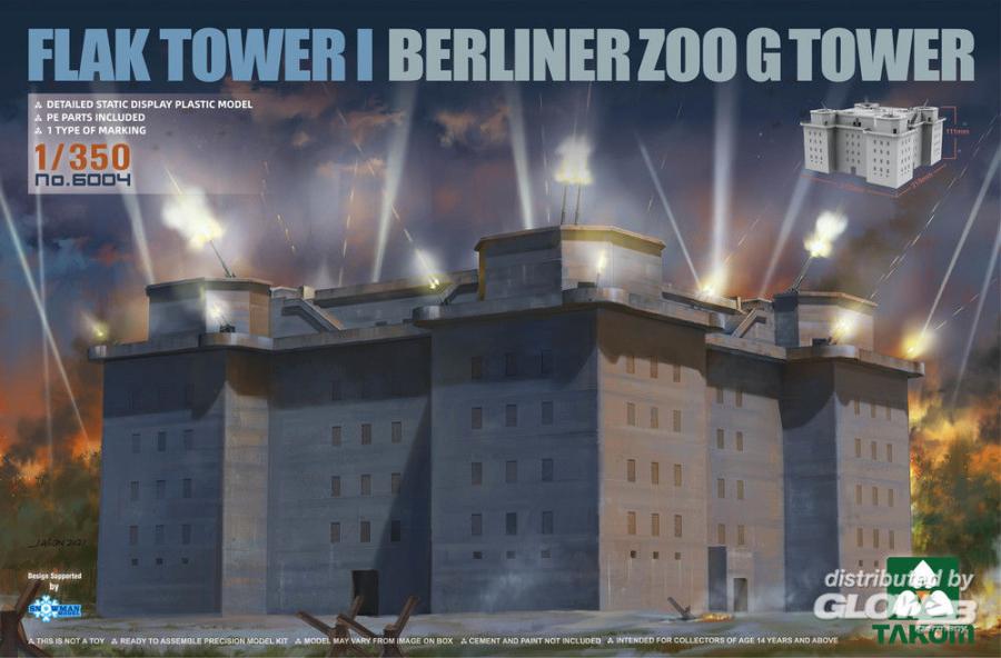 1:350 FLAK TOWER I BERLINER ZOO G TOWER