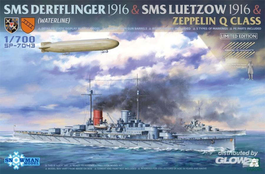 1:700 DERFFLINGER & LUETZOW & ZEPPELIN