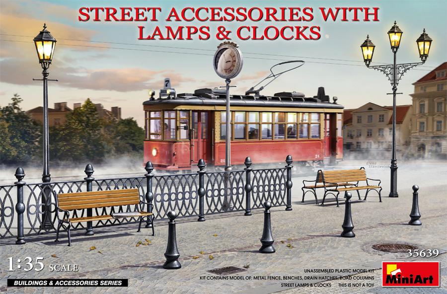 1:35 STREET ACCES. WITH LAMPS & CLOCKS