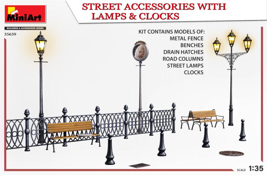 1:35 STREET ACCES. WITH LAMPS & CLOCKS