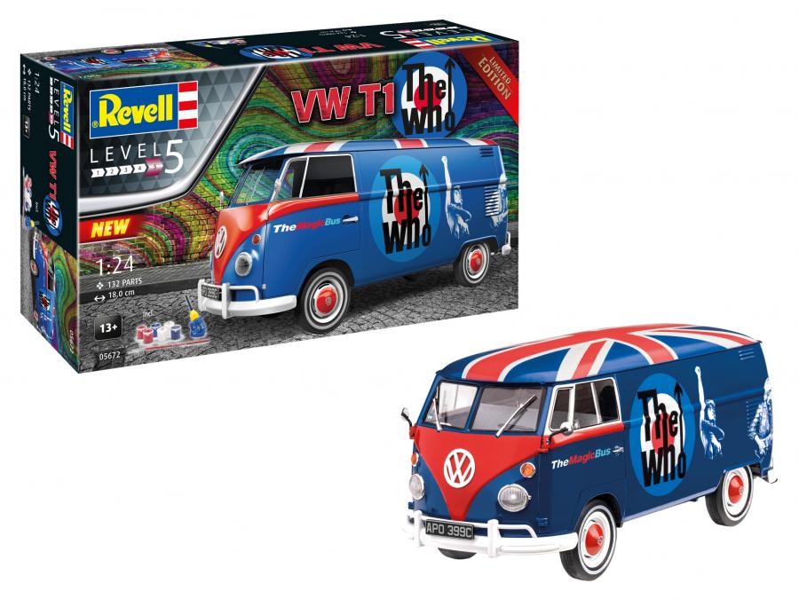 Revell 1:24 GIFT SET VW T1 "THE WHO"