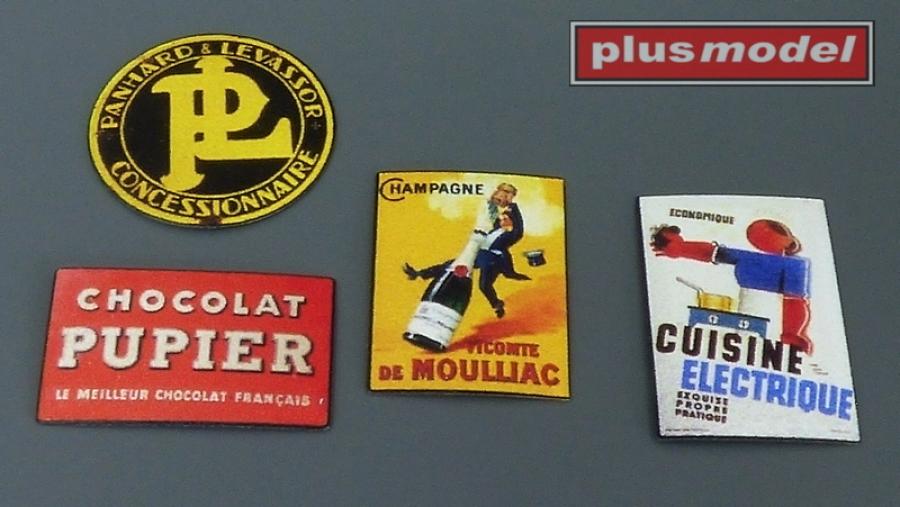 1:35 Tin advertising sign France