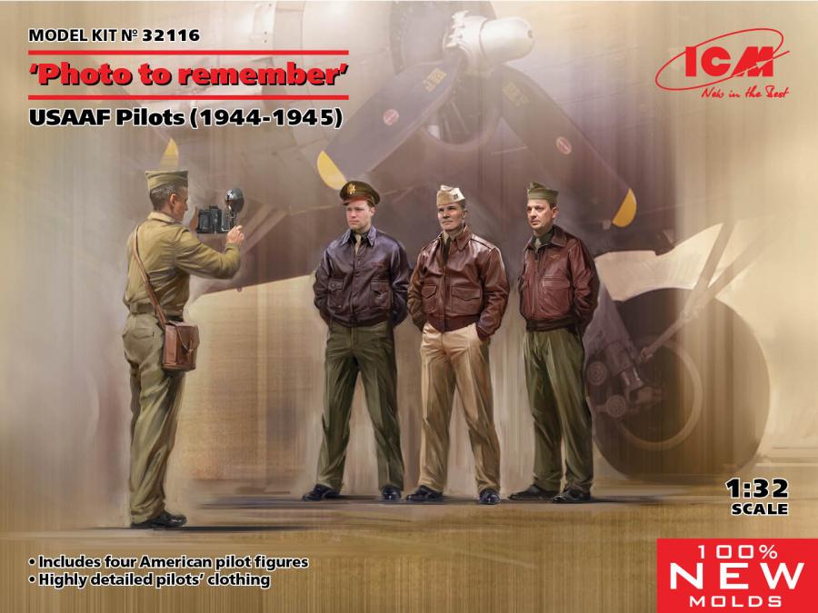 1:32 'Photo to remember', USAAF Pilots