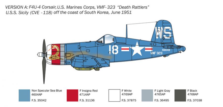 1/72 F-4U4 Corsair, Korean War