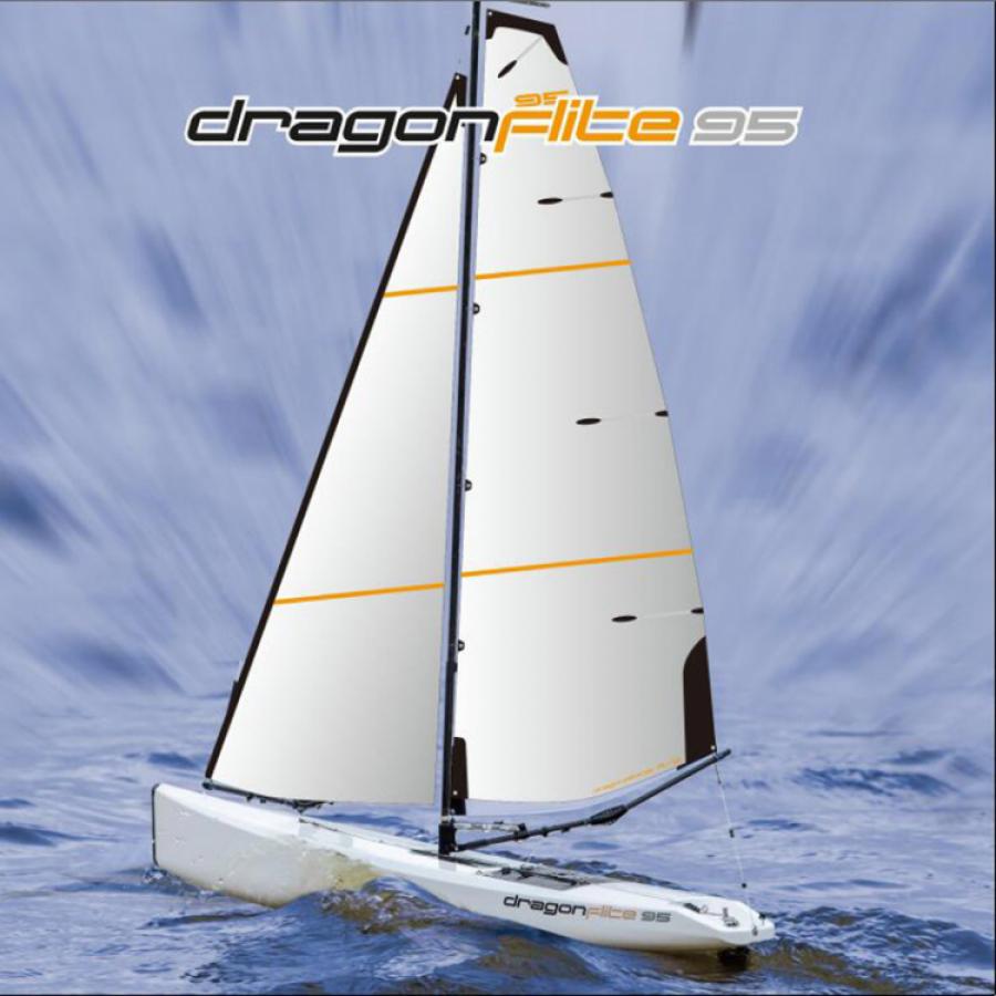 Sailboat RTR 2.4G Dragon Flite 95 V2 with new winch servo