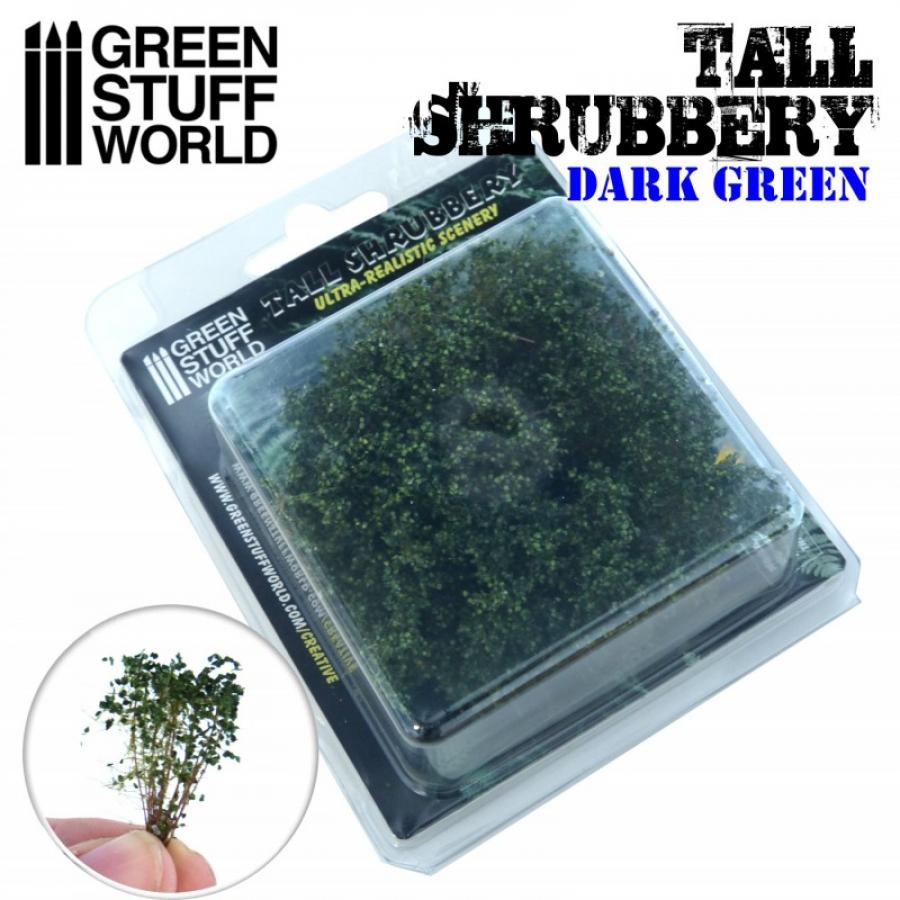 Tall Shrubbery Dark Green