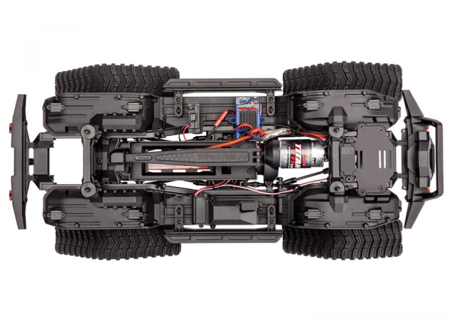 Traxxas TRX-4 Crawler TRAXX-telaketjuilla ilman akkua ja laturia TRX82034-4