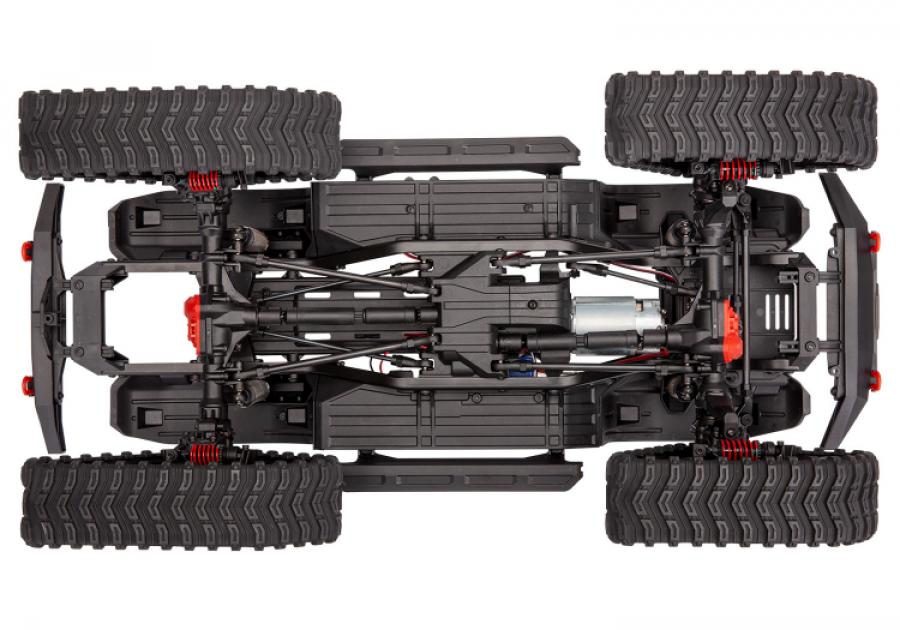 Traxxas TRX-4 Crawler TRAXX-telaketjuilla ilman akkua ja laturia TRX82034-4