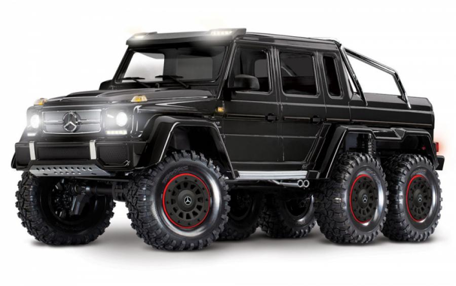 Traxxas TRX-6 Mercedes-Benz G63 AMG 6X6 Crawler RC-auto ilman akkua ja laturia TRX88096-4