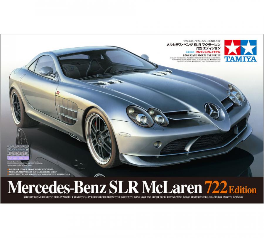 Tamiya 1/24 Mercedes-Benz SLR McLaren 722 Ed. pienoismalli