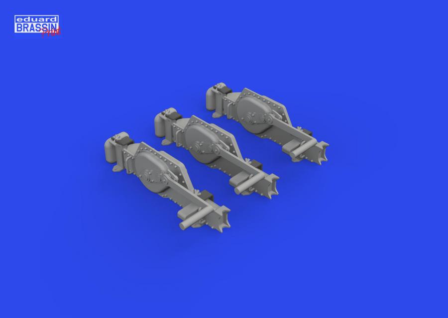 1/35 WWII German 10 ton jacks (3d Print)