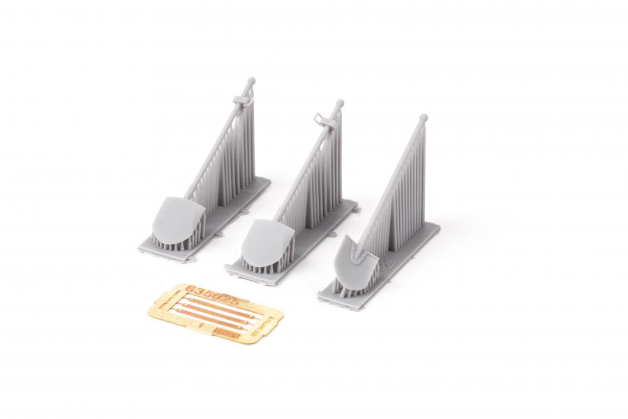 Eduard 1/35 WWII German shovels (3d Print)