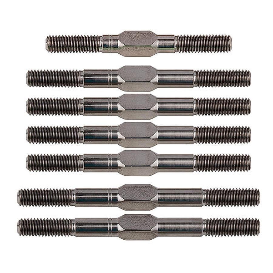 Team Associated Rc10B74.2 Ft Titanium Turnbuckle Set 3.5Mm