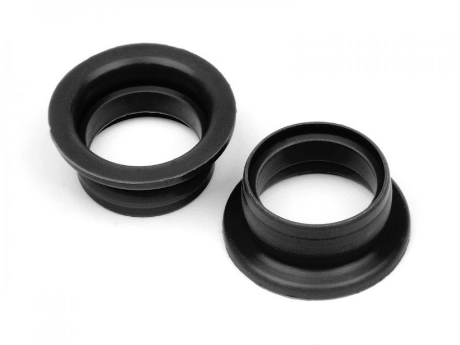 HPI Racing  SHAPED EXHAUST GASKET (21 SIZE/2PCS) BLACK 101002