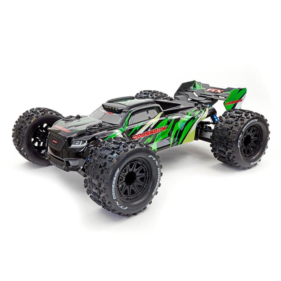 FTX CROSSBOW 1/10 BRUSHLESS TRUGGY TRUCK RTR - GREEN *