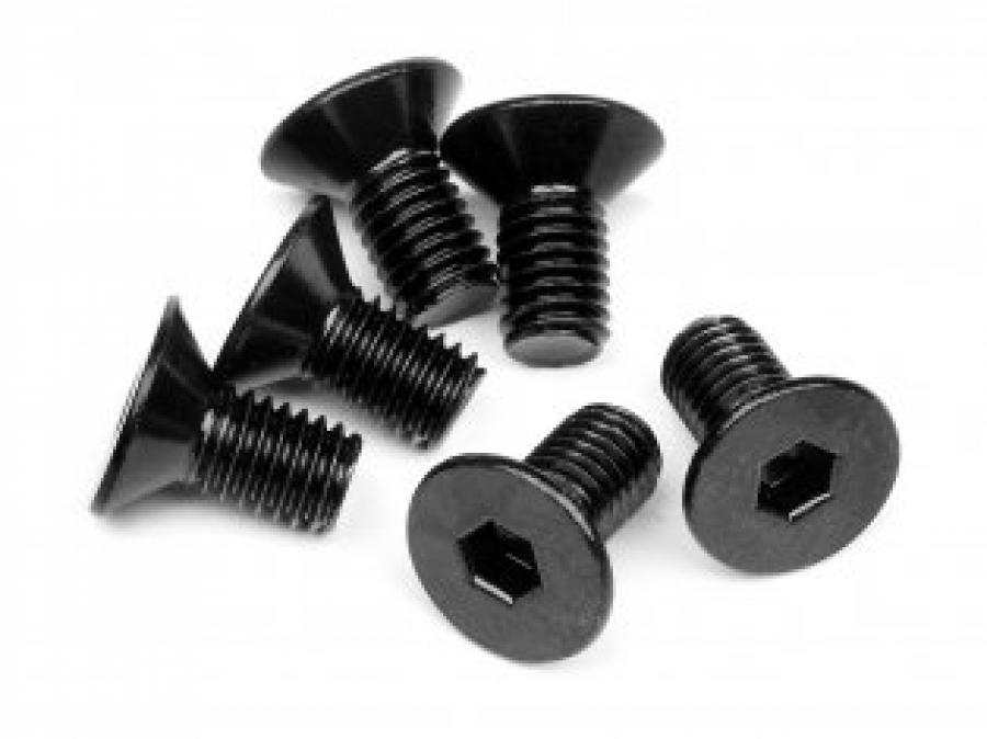 HPI Racing  FLAT HEAD SCREW M5x10mm (HEX SOCKET/6pcs) 94727