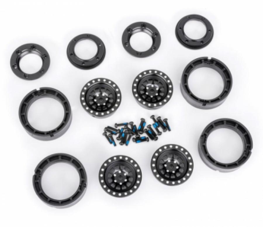 Wheels Aluminium Beadlock Black 1.0 (2)