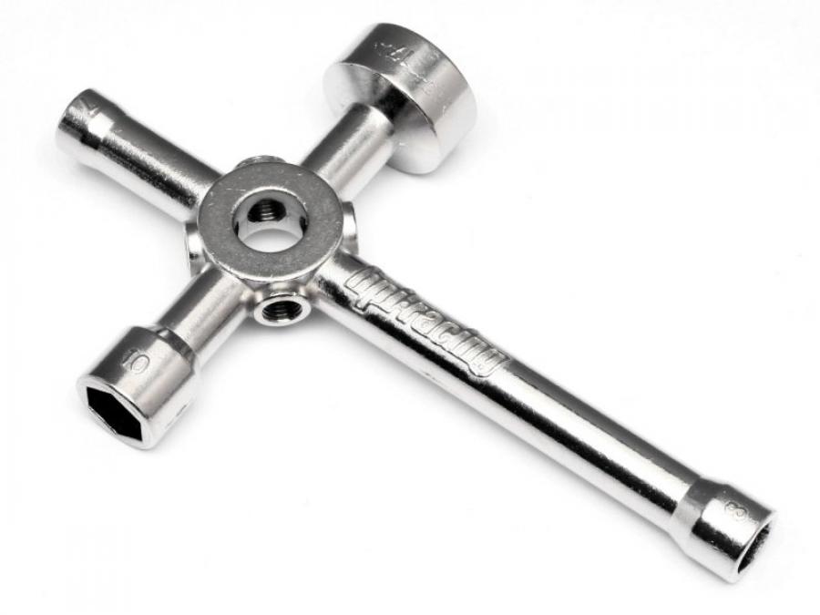 HPI Racing  4 WAY GLOW PLUG WRENCH (LARGE) 87546
