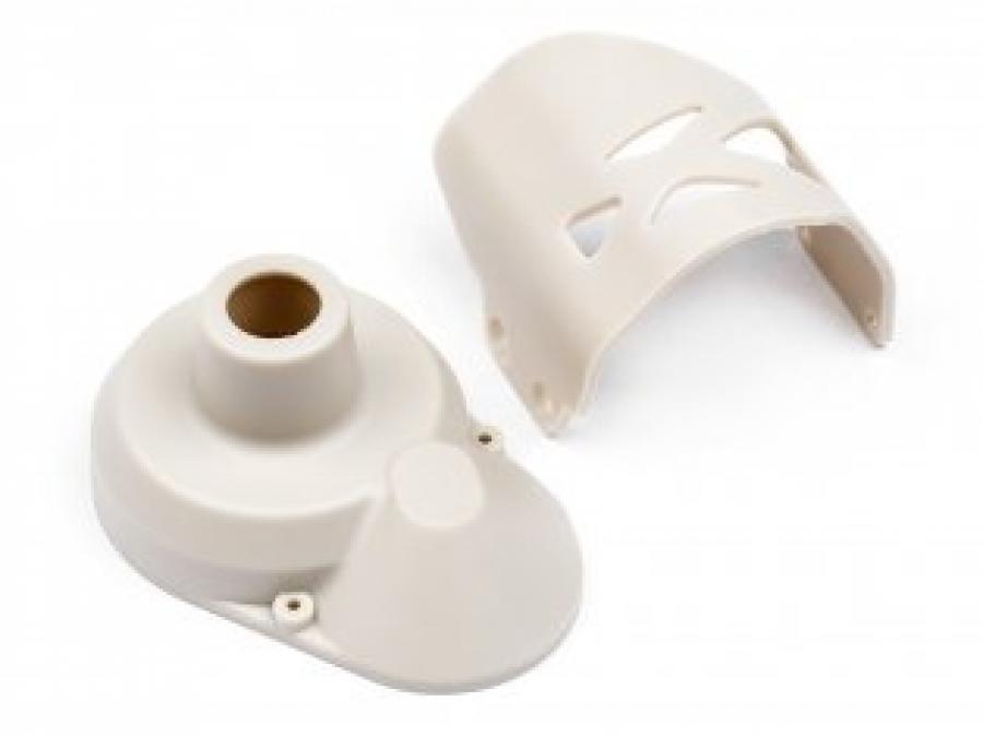 HPI Racing  GEAR COVER SET (WHITE) 104655