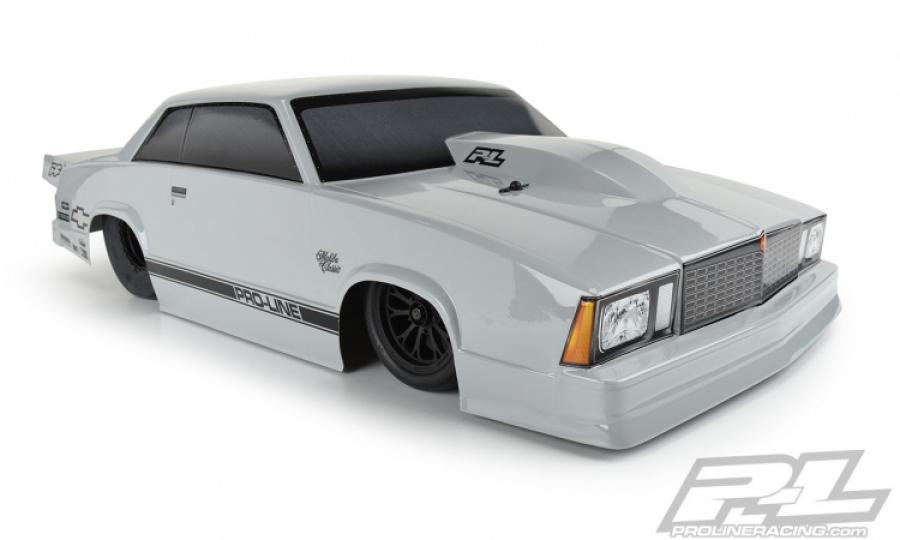 1978 ChevroletÂ® MalibuT Tough-Color (Stone Gray) Body for SlashÂ® 2wd Drag Car