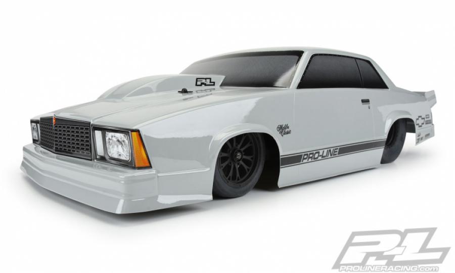 1978 Chevrolet Malibu Tough-Color (Stone Gray) Body for Slash 2wd Drag Car