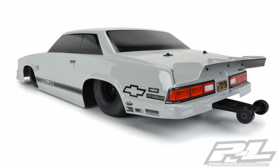 1978 Chevrolet Malibu Tough-Color (Stone Gray) Body for Slash 2wd Drag Car