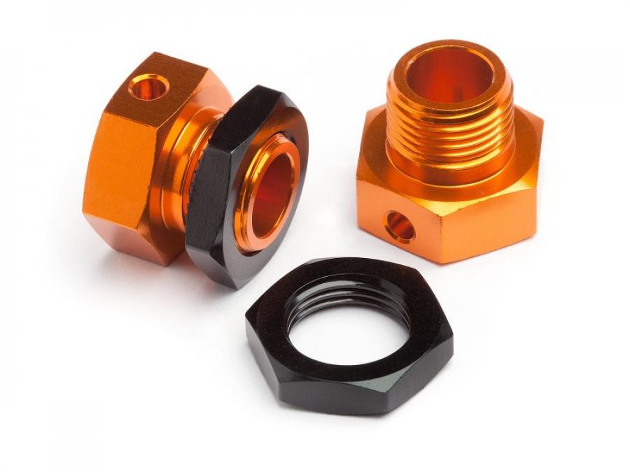 HPI Racing  6.7mm Hex Wheel Adapter Trophy Buggy (Orange/Black) 101792