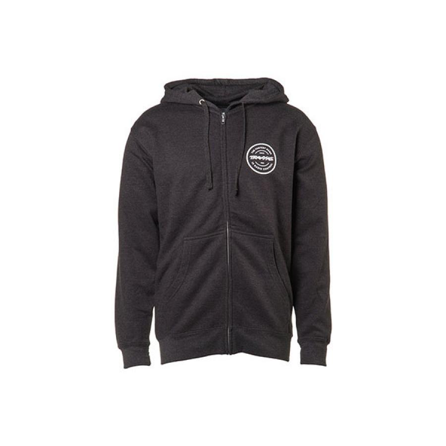 Traxxas Hoodie with Zipper Black Traxxas-logo L TRX1390-L