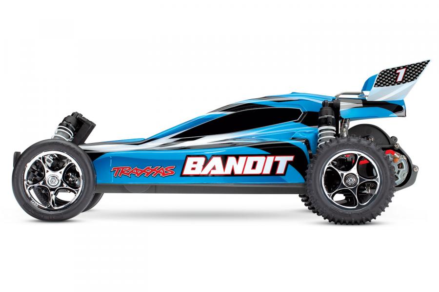 Traxxas Bandit 2WD 1/10 RTR TQ Blue - With battery/charger TRX24054-1-BLU