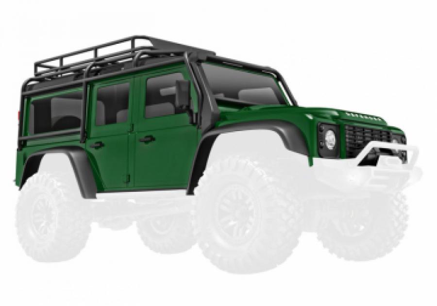 Traxxas Body TRX-4M Land Rover Defender Green Complete TRX9712-GRN