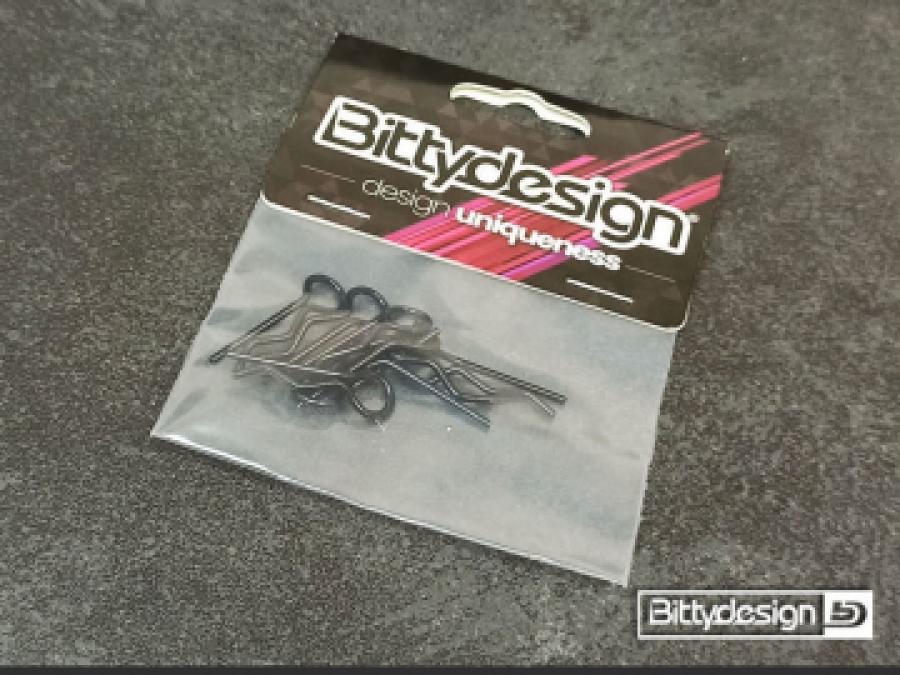 Body Clips Kit Big Scale (8) - Black