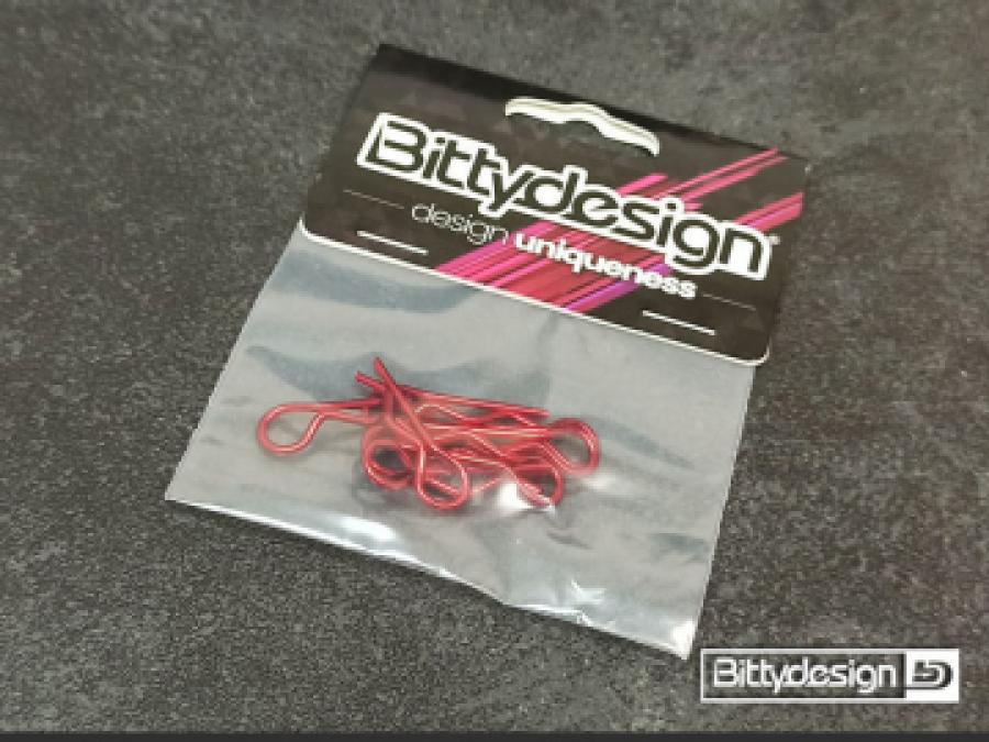 Body Clips Kit Big Scale (8) - Red