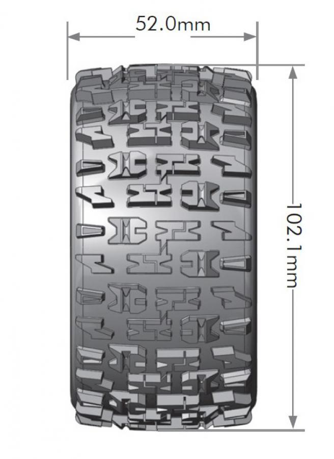 Tire & Wheel ST-PIONEER 2,8" Black 0-Offset (2)