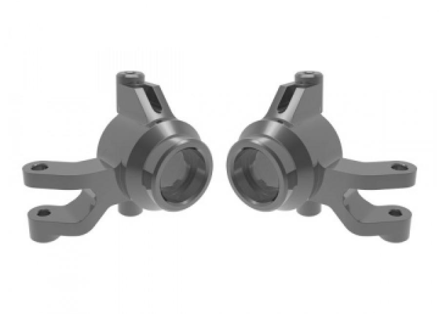 Steering Blocks Alu Gray (Pair) Mini Maxx