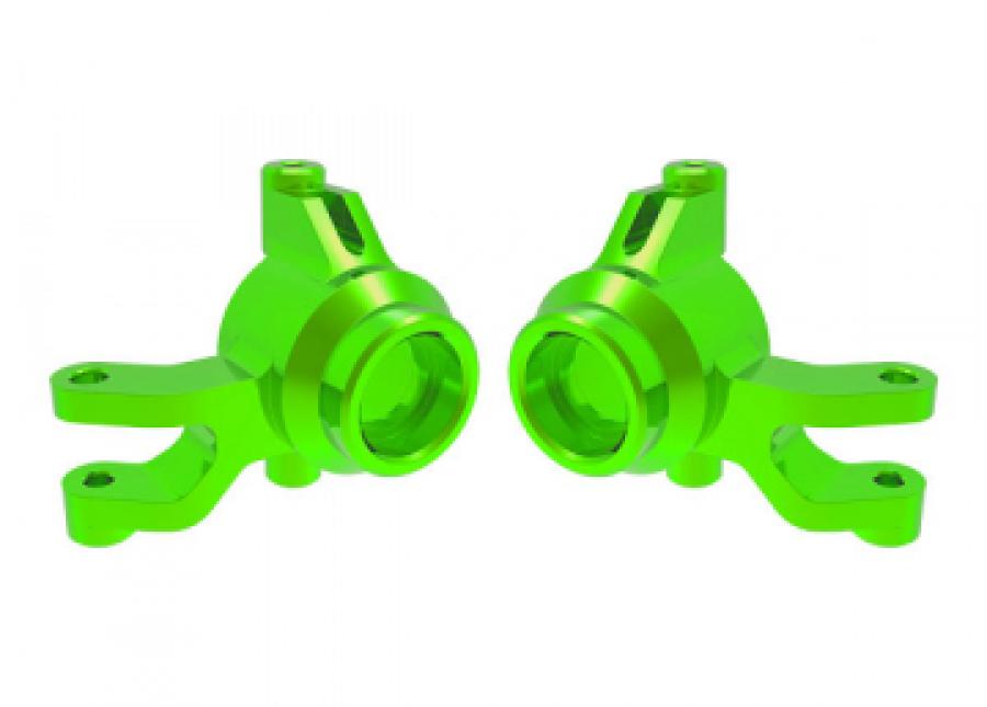 Steering Blocks Alu Green (Pair) Mini Maxx